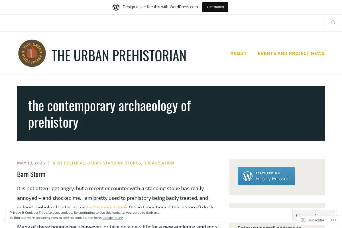 the urban prehistorian