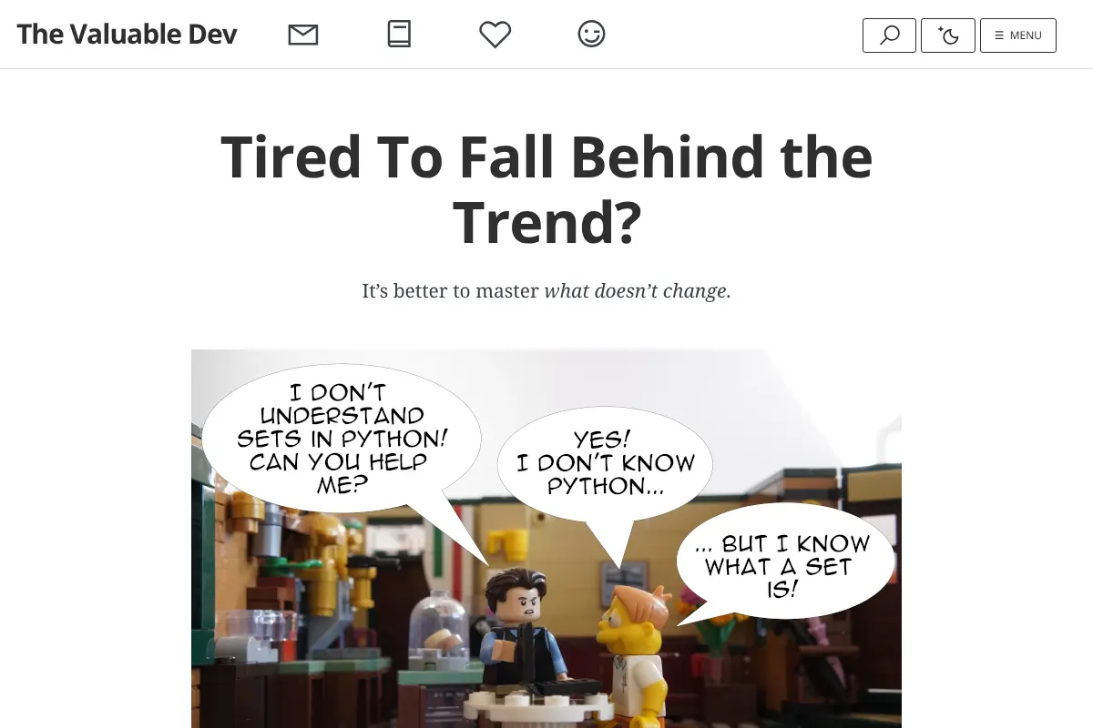 The Valuable Dev