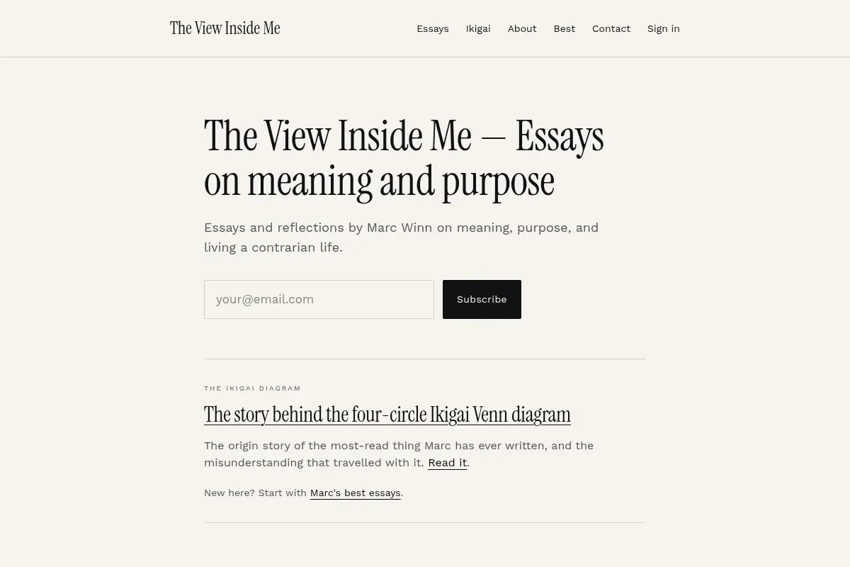 The View Inside Me — Marc Winn