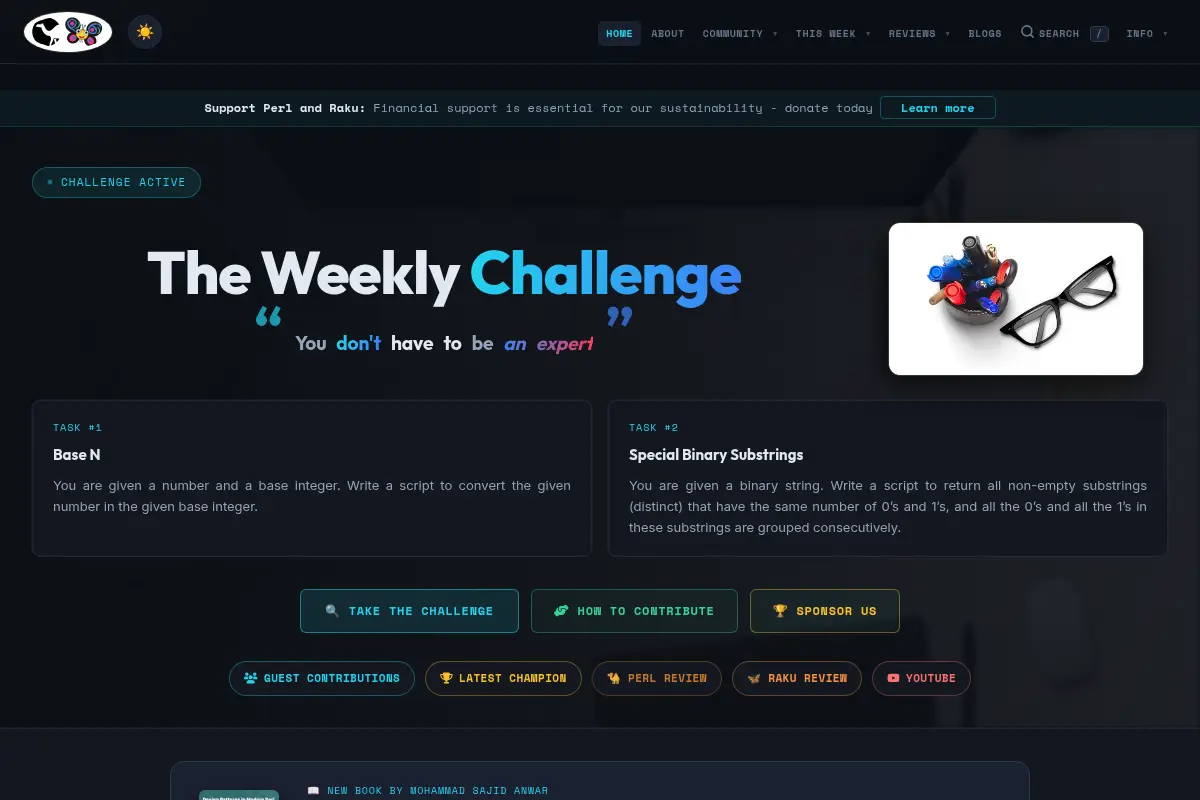 The Weekly Challenge