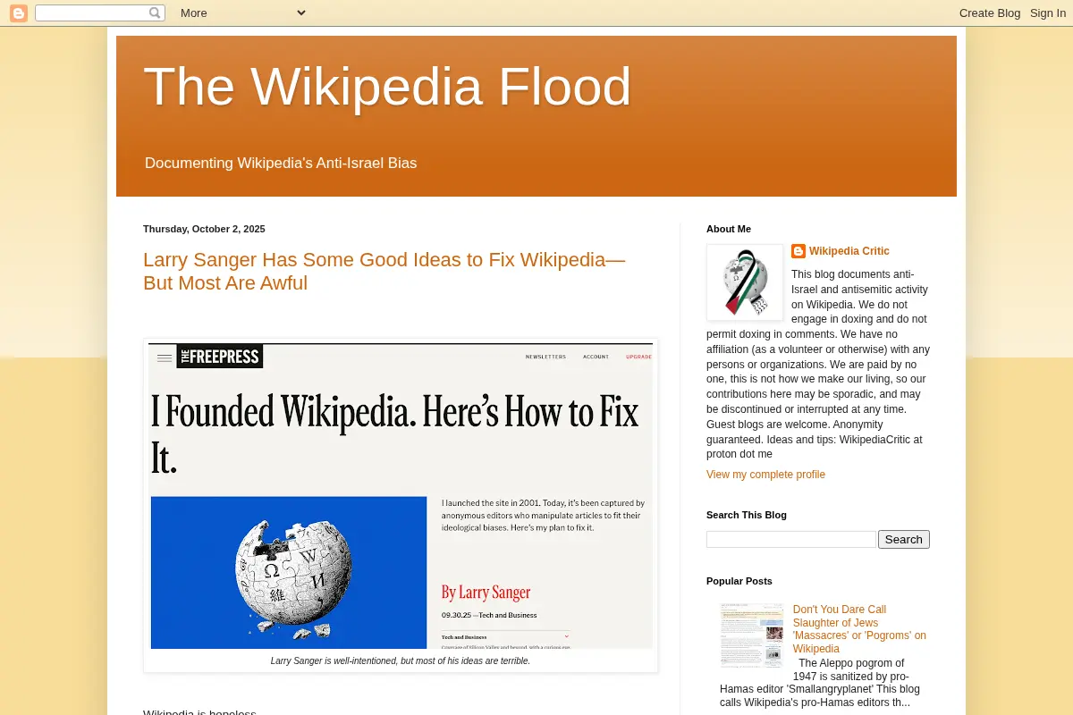The Wikipedia Flood