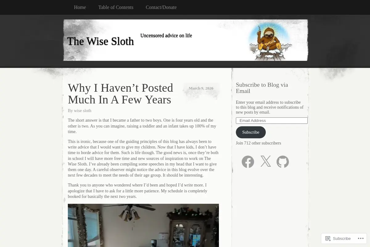 The Wise Sloth