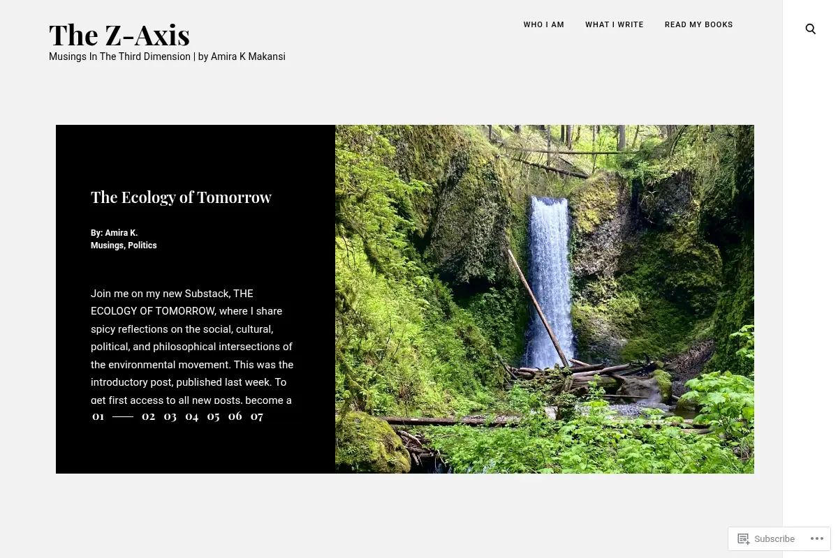 The Z-Axis – Musings In The Third Dimension