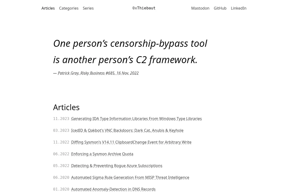 0xThiebaut's Blog