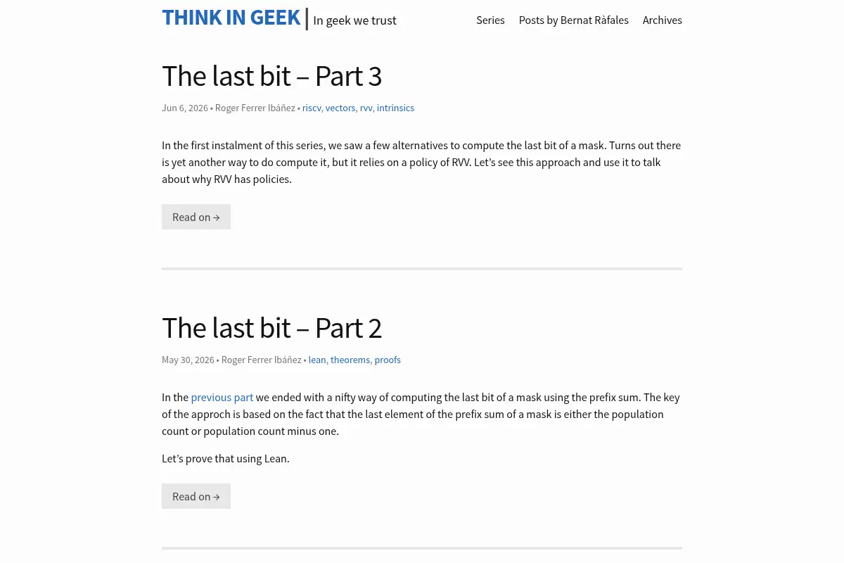 Think In Geek