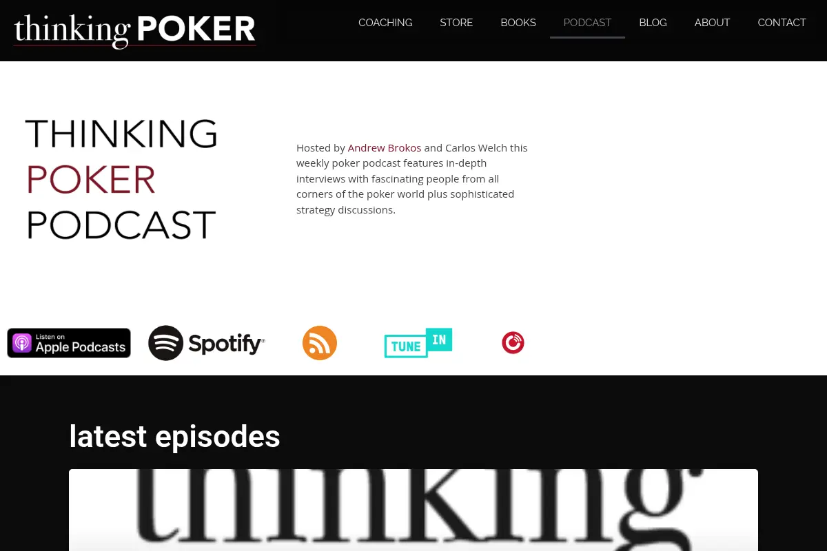 Thinking Poker