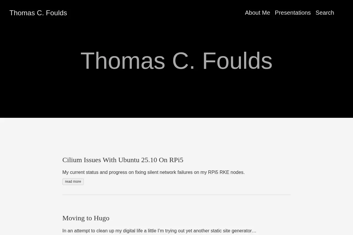 Thomas C. Foulds