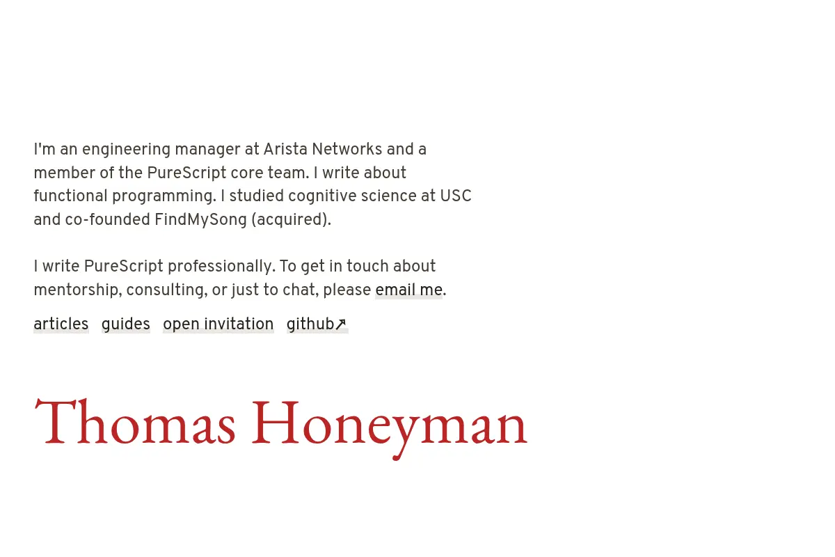Thomas Honeyman
