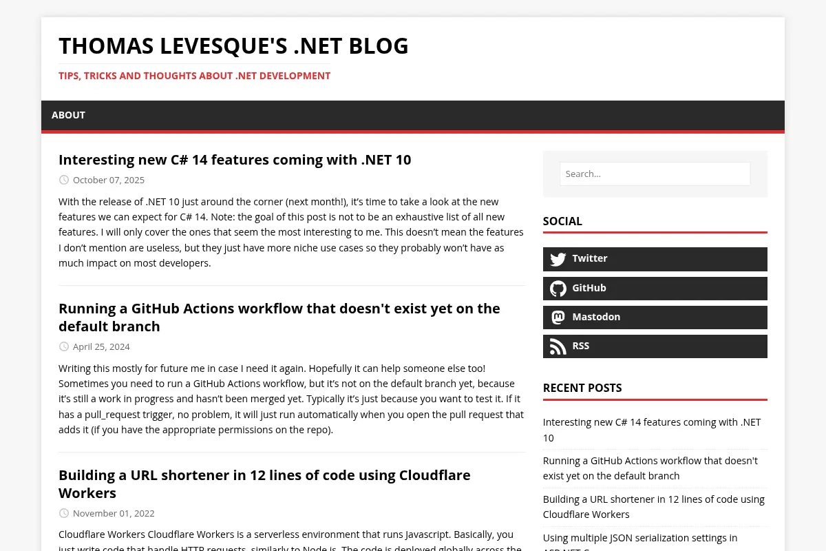 Thomas Levesque's .NET Blog