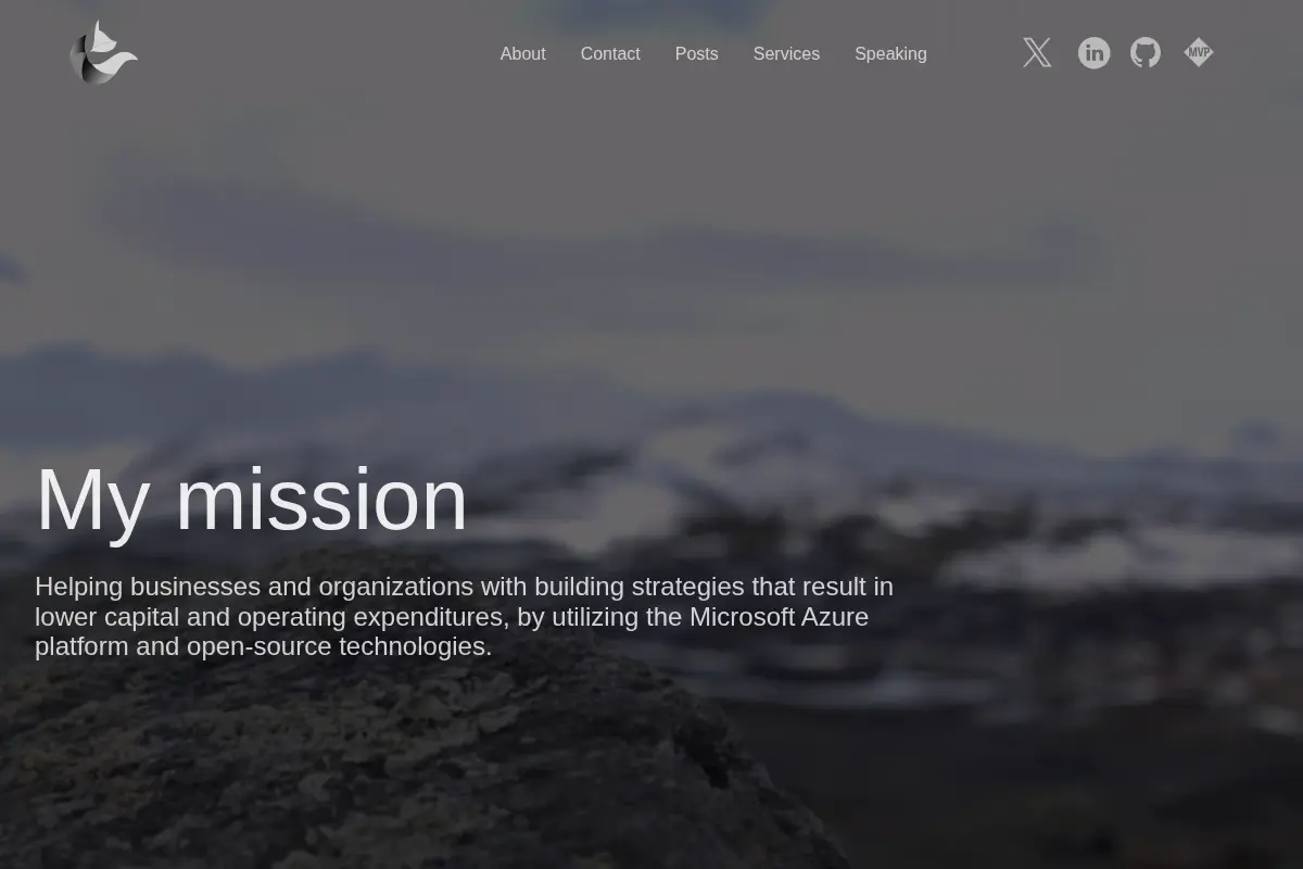 Thomas Van Laere | My mission