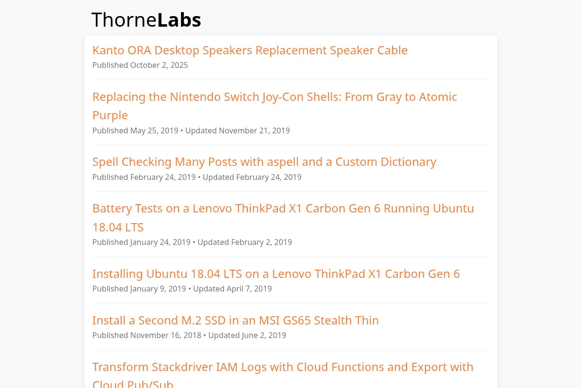 ThorneLabs
