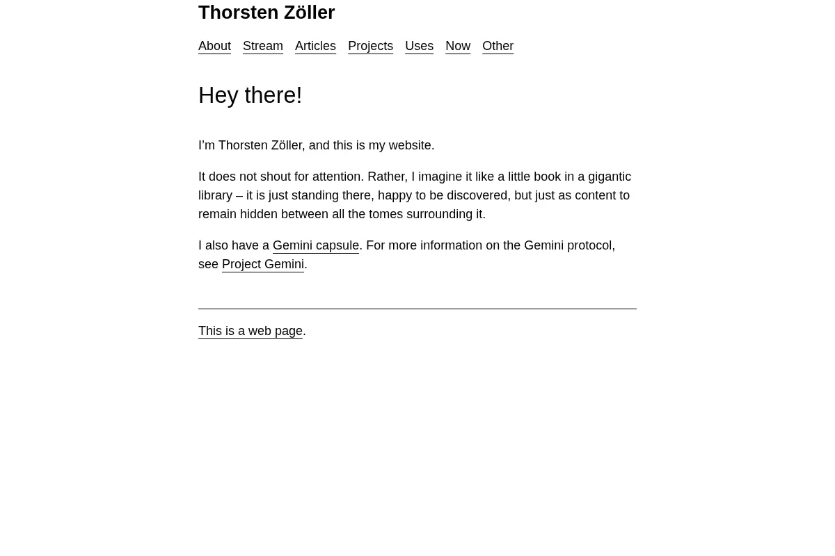 Thorsten Zöller’s personal website