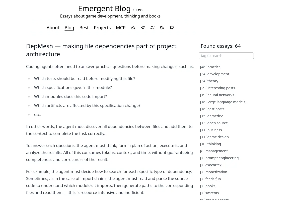 Emergent Blog