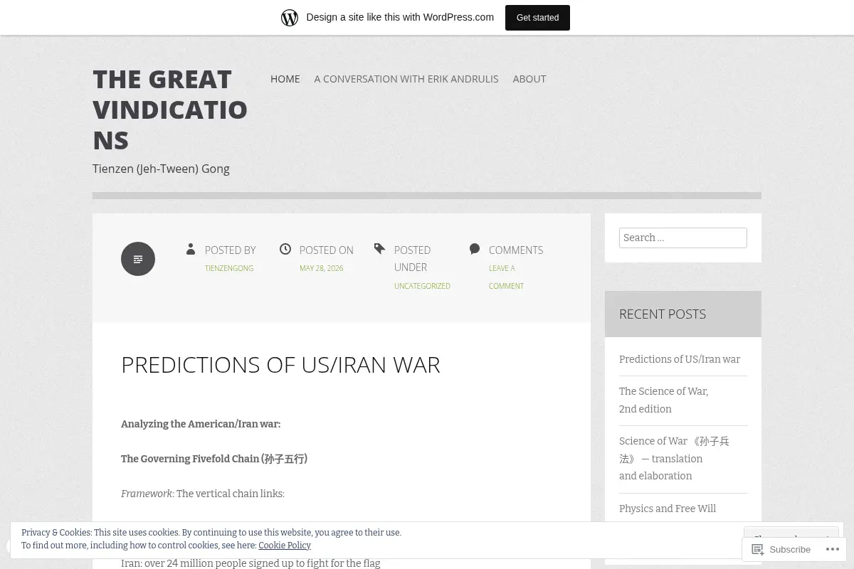 The Great Vindications