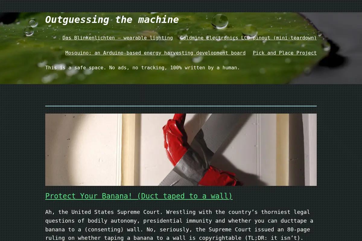 Outguessing the machine