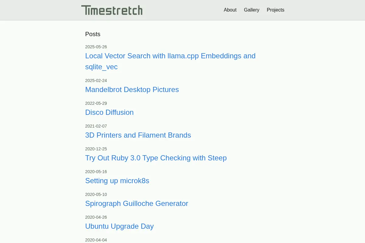 Timestretch
