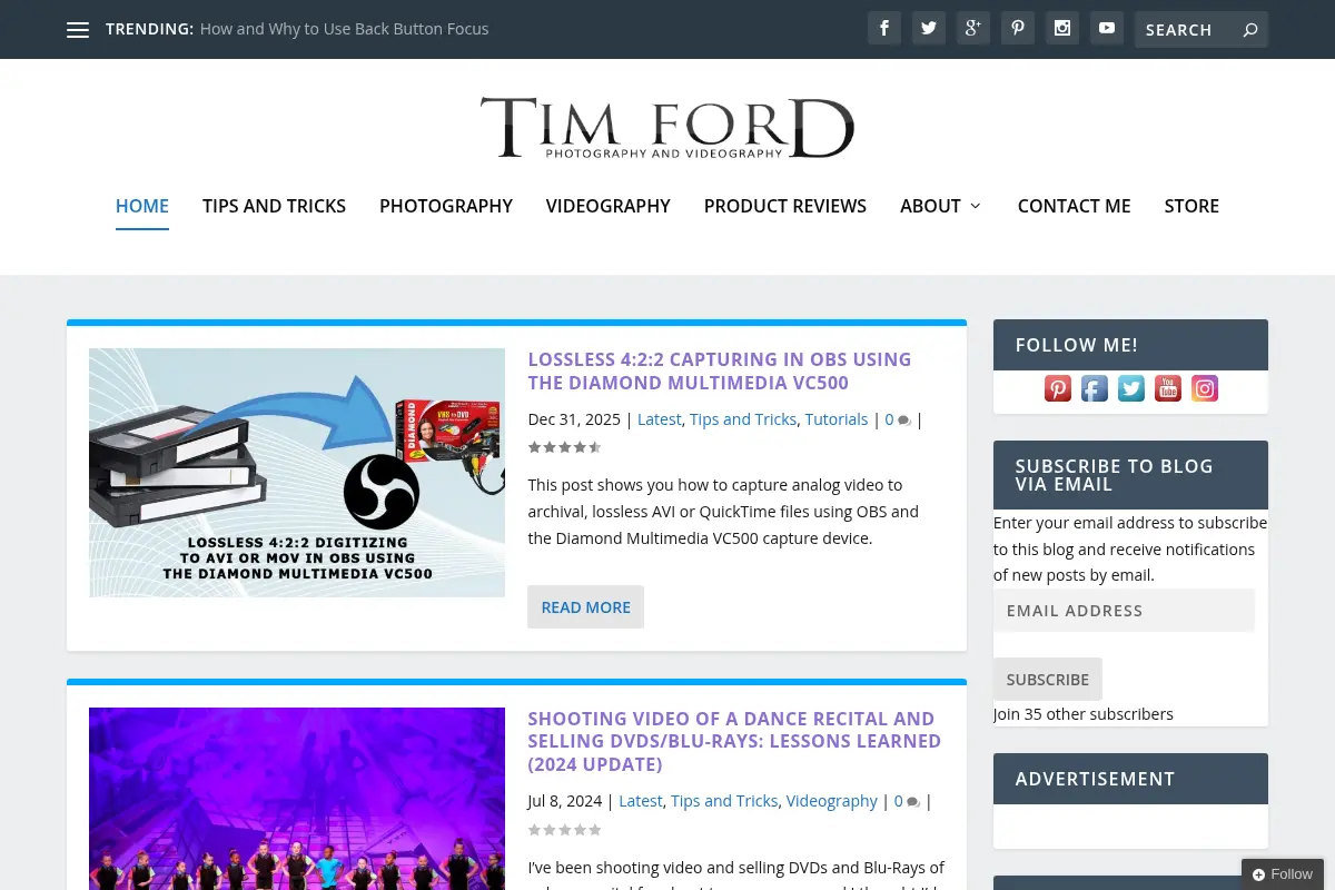 Tim Ford Photography & Videography