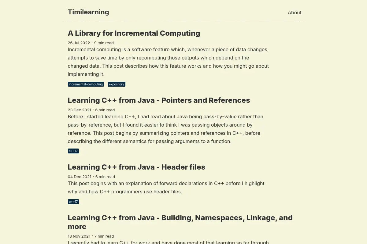 Timilearning