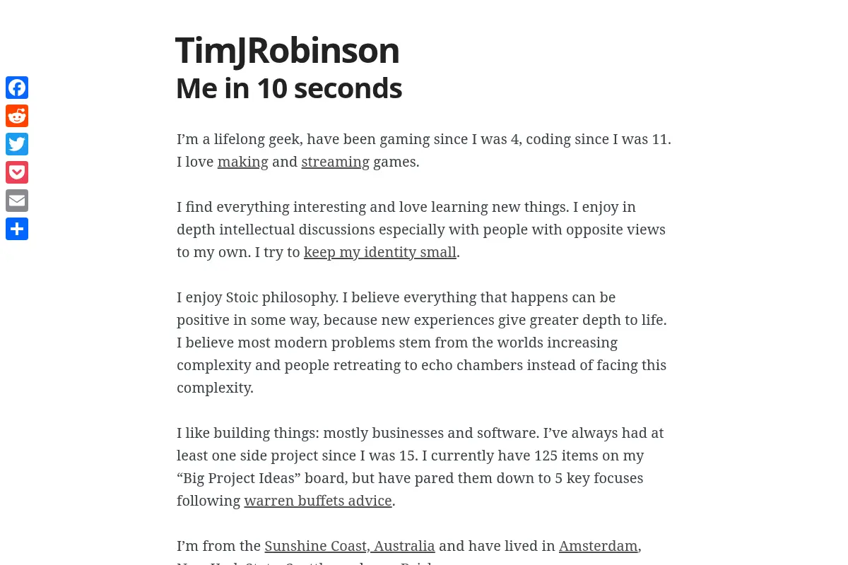 TimJRobinson | Always be learning