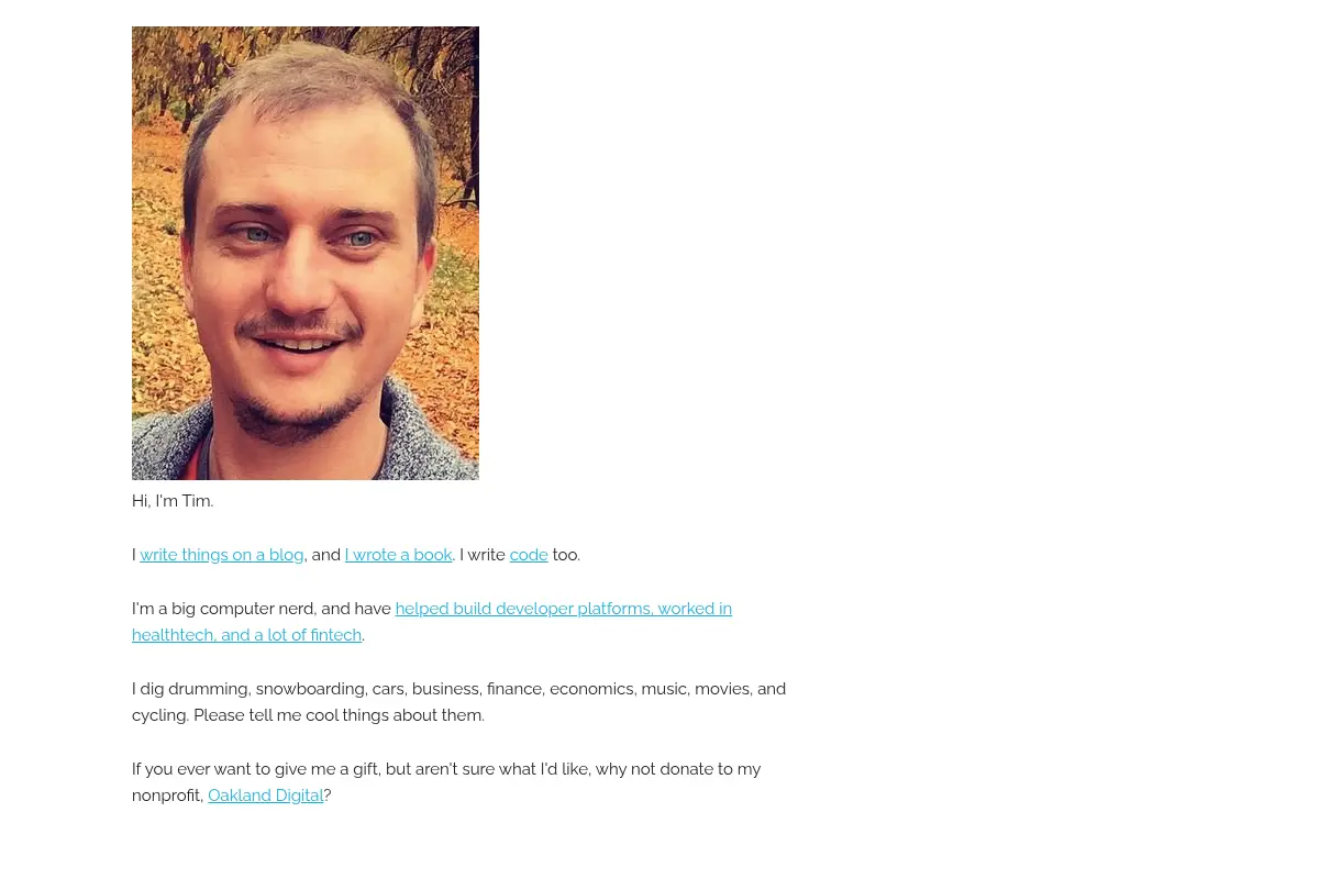 Tim Rosenblatt's personal site