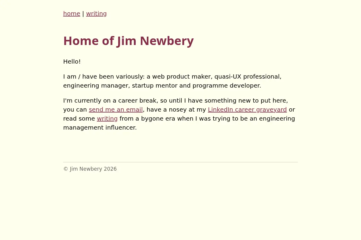 Jim Newbery | Tinned Fruit