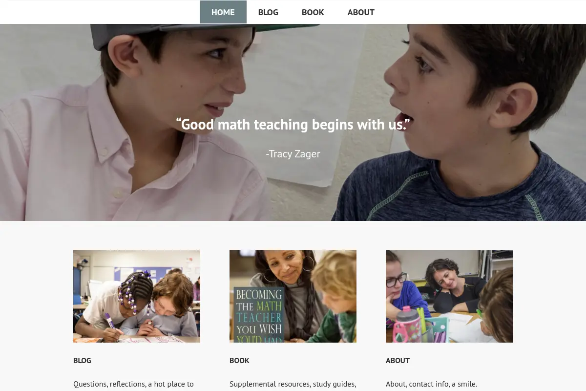 Becoming the Math Teacher You Wish You'd Had