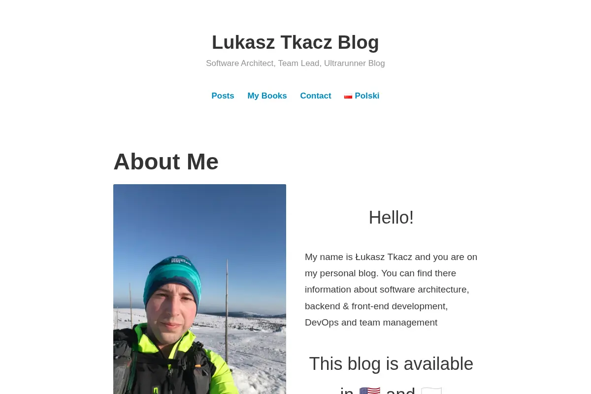 Lukasz Tkacz Blog