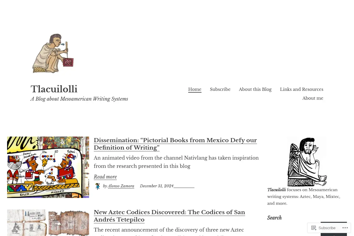 Tlacuilolli – A Blog about Mesoamerican Writing Systems