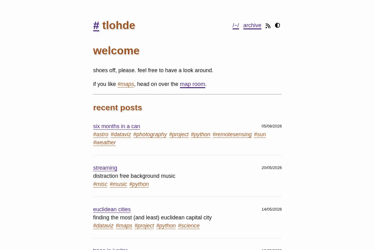 tlohde's archive
