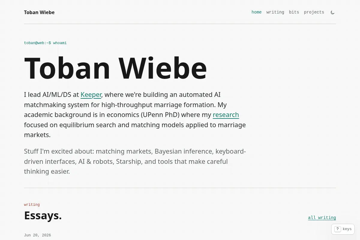 Toban Wiebe