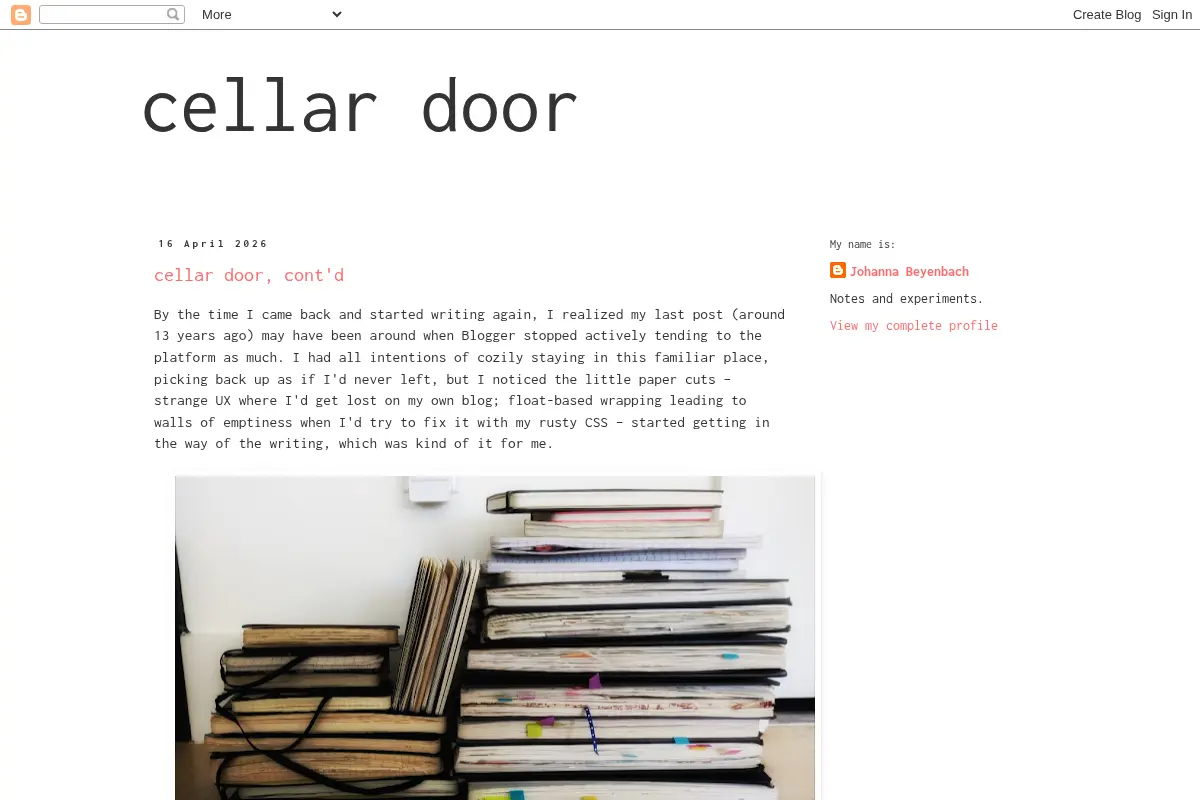 cellar door