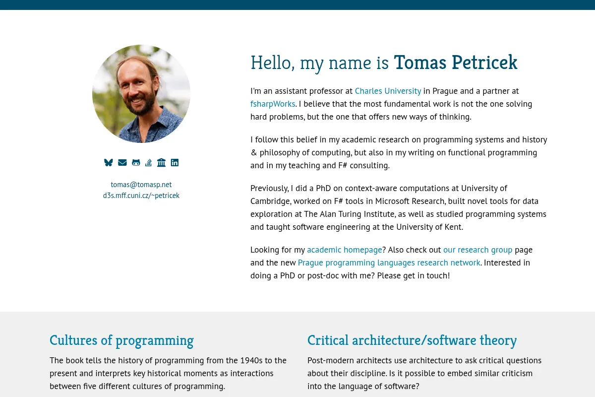 Tomas Petricek - New ways of thinking about programming