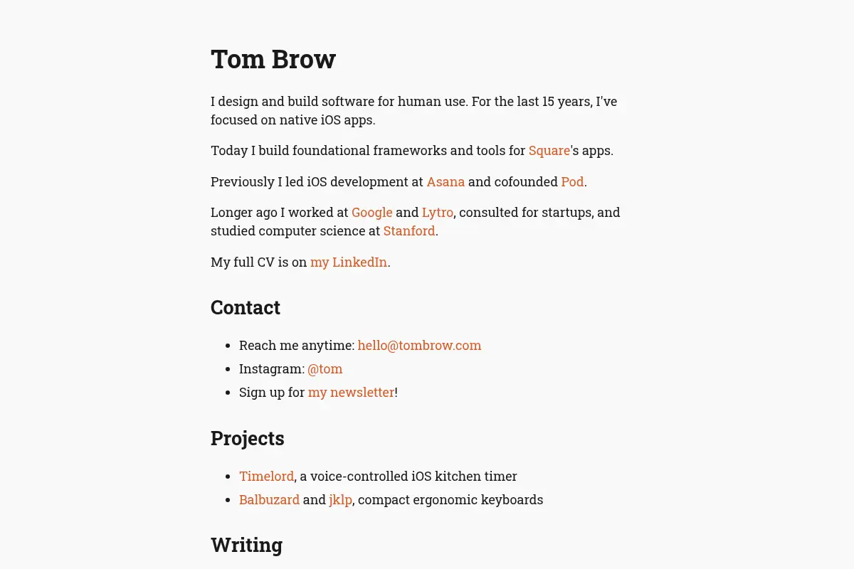 Tom Brow