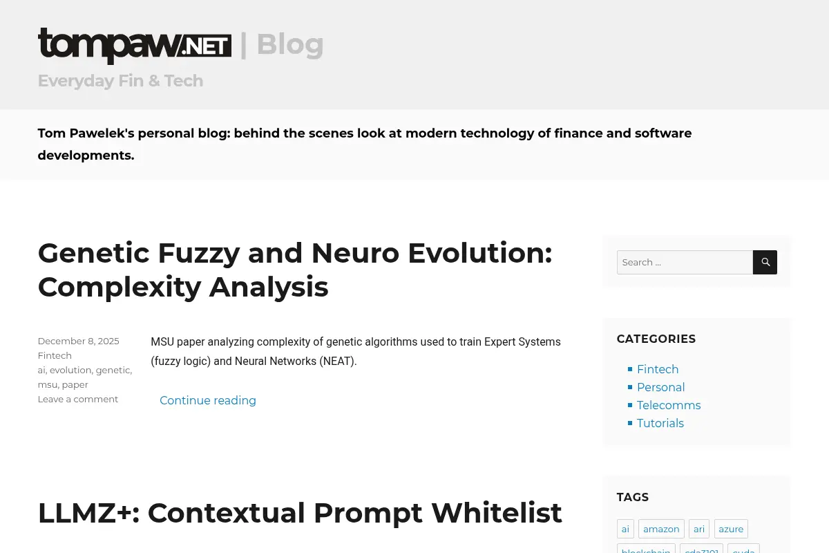 tompaw.net Blog