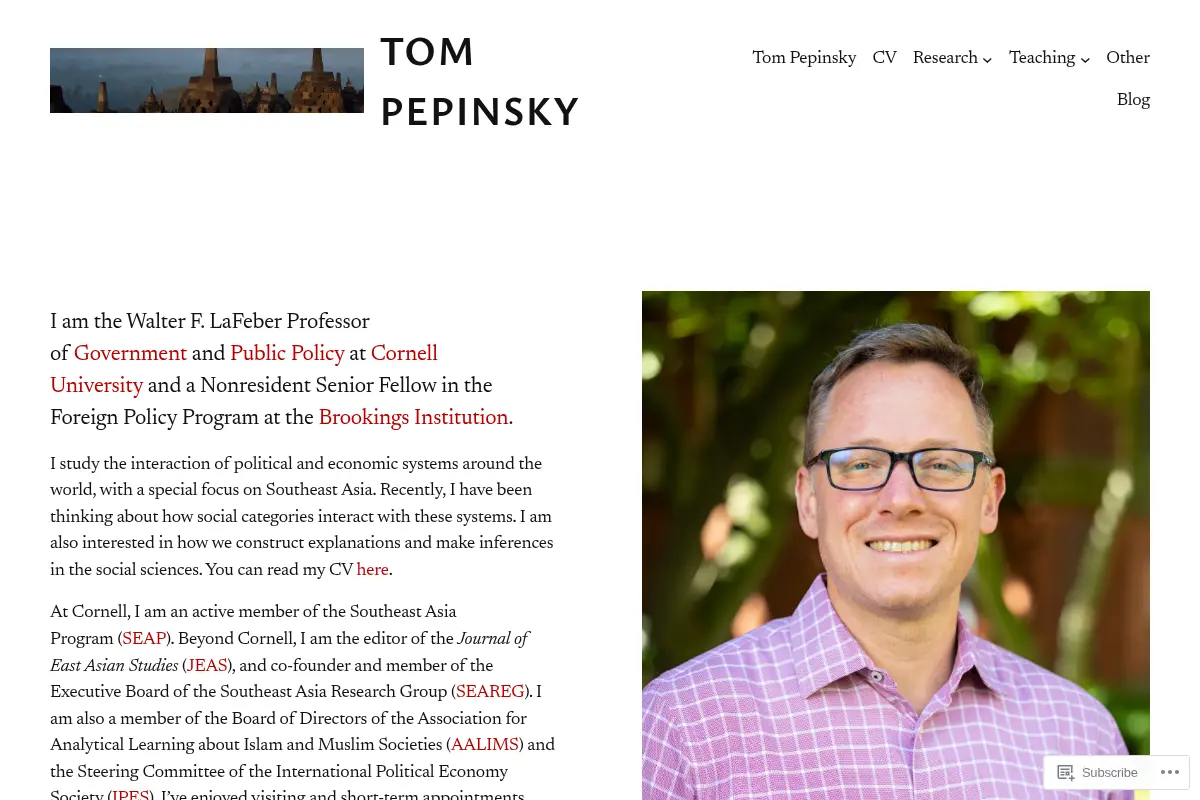 Tom Pepinsky