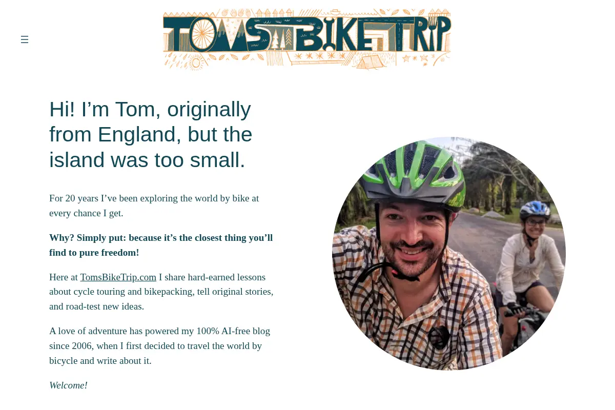 TomsBikeTrip.com: Cycle touring & bikepacking field notes & advice
