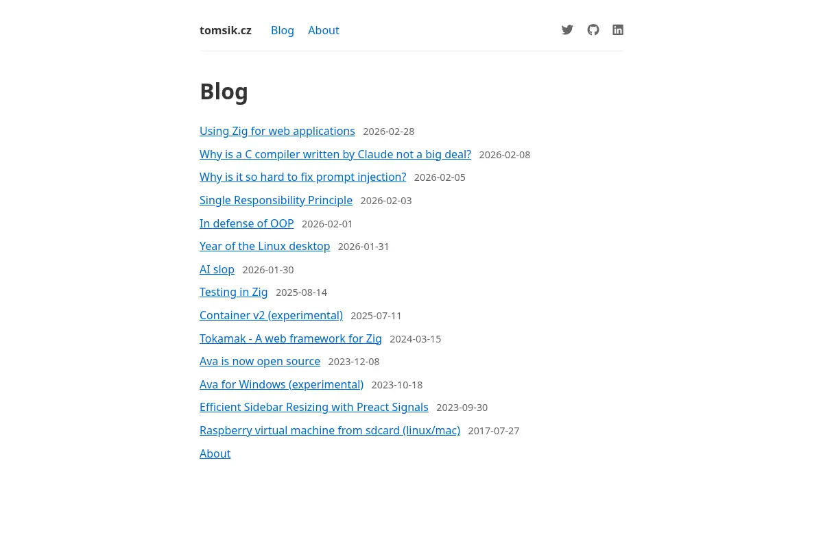 Blog - Kamil Tomšík
