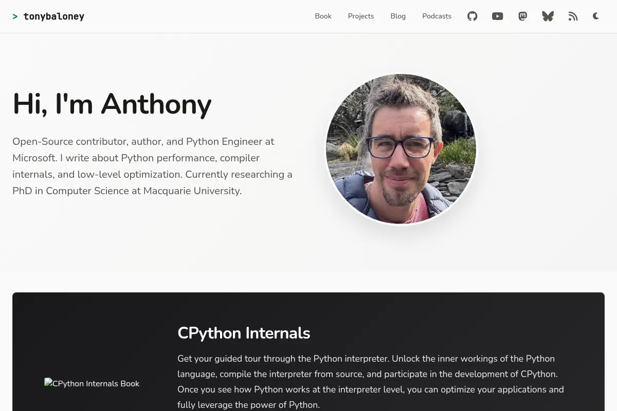 Anthony Shaw - Python Developer & Author