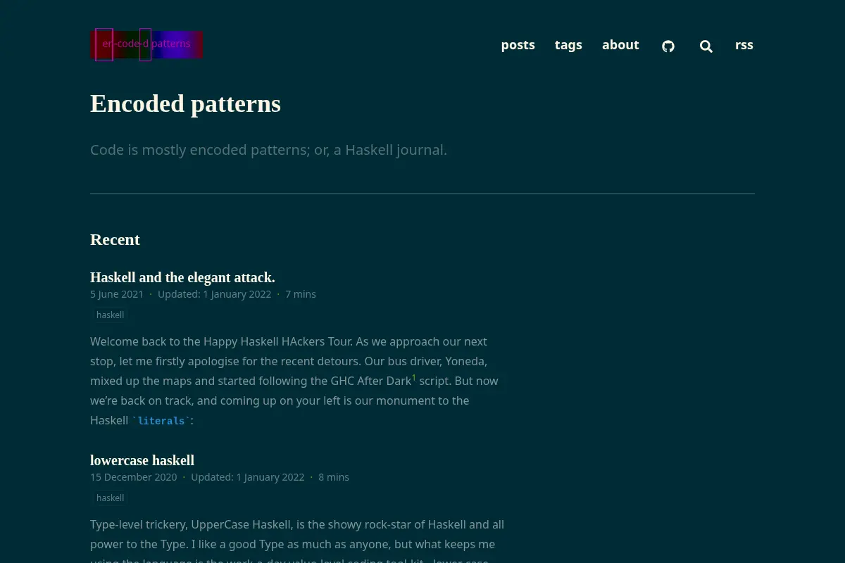 en-code-d patterns