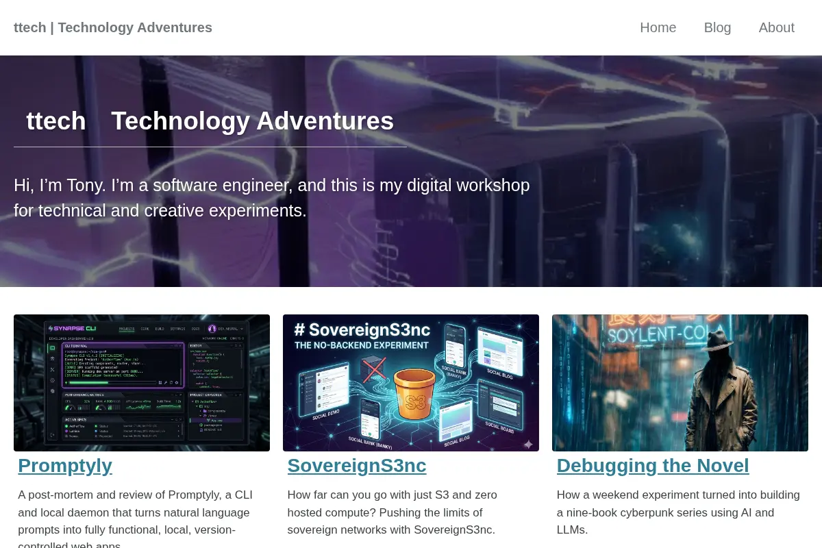 ttech | Technology Adventures