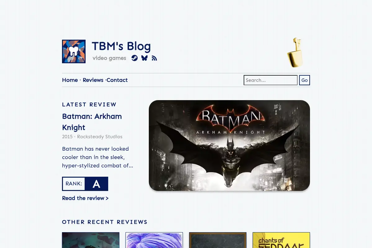 TBM's Blog - Hygenic Gaming Content