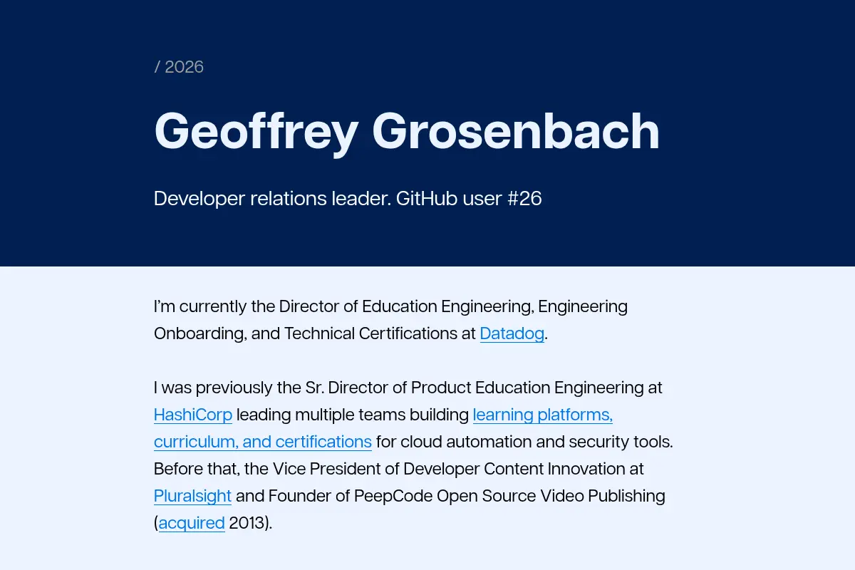 Geoffrey Grosenbach - Topfunky Blog