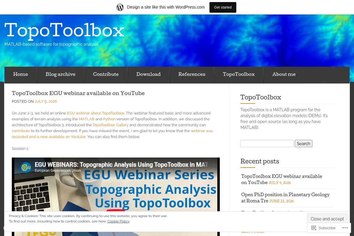 TopoToolbox