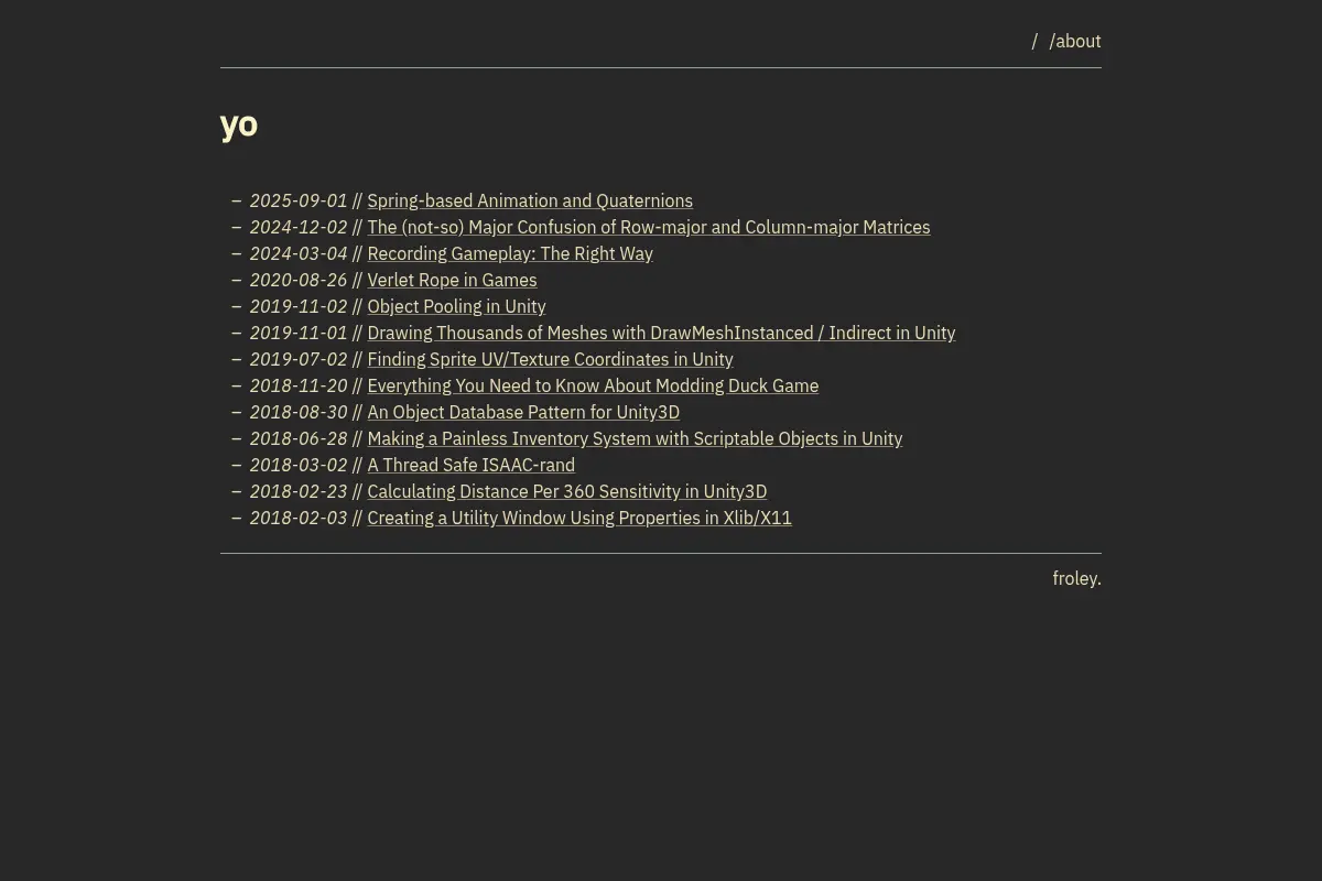 Michael Palmos' homepage