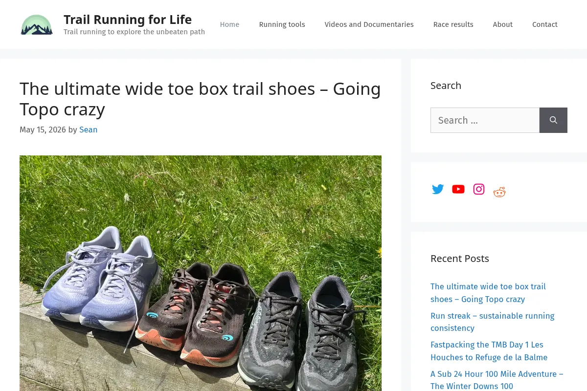 Trail Running for Life