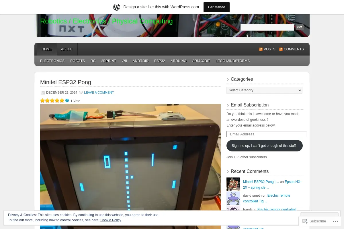 Robotics / Electronics / Physical Computing