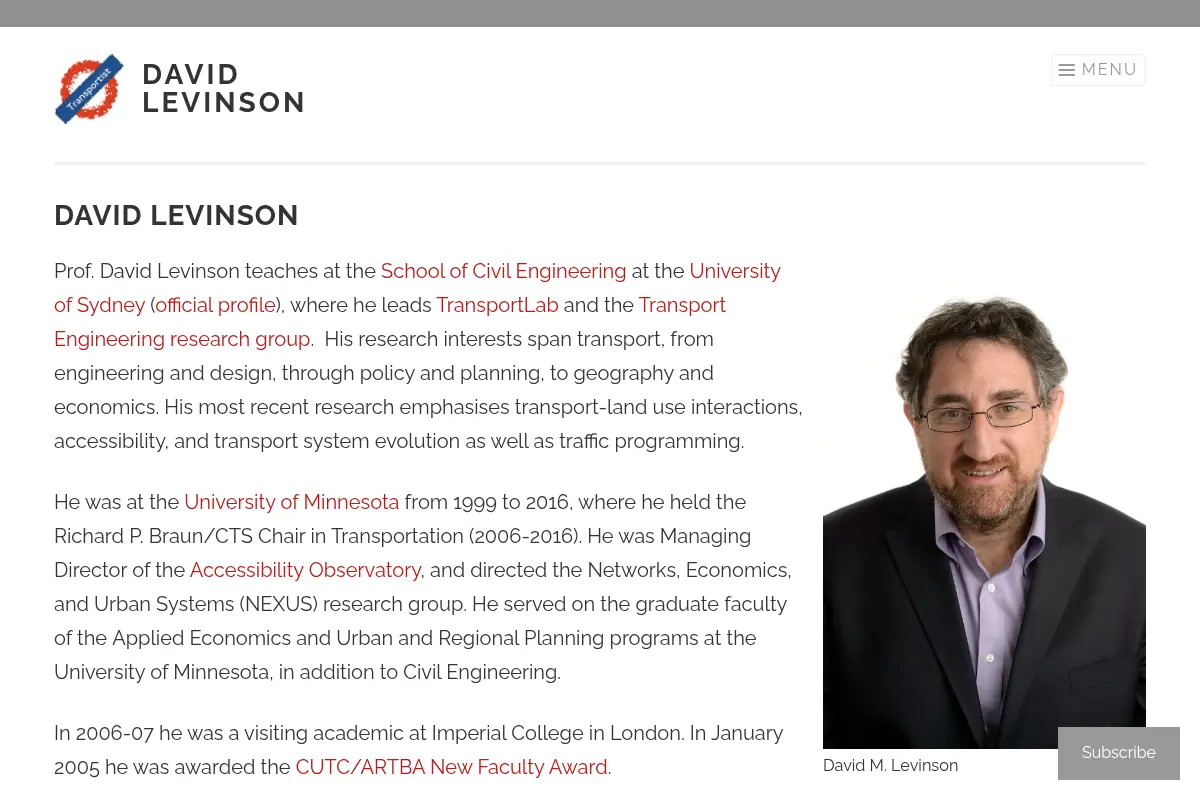 David Levinson – A Web of Nets