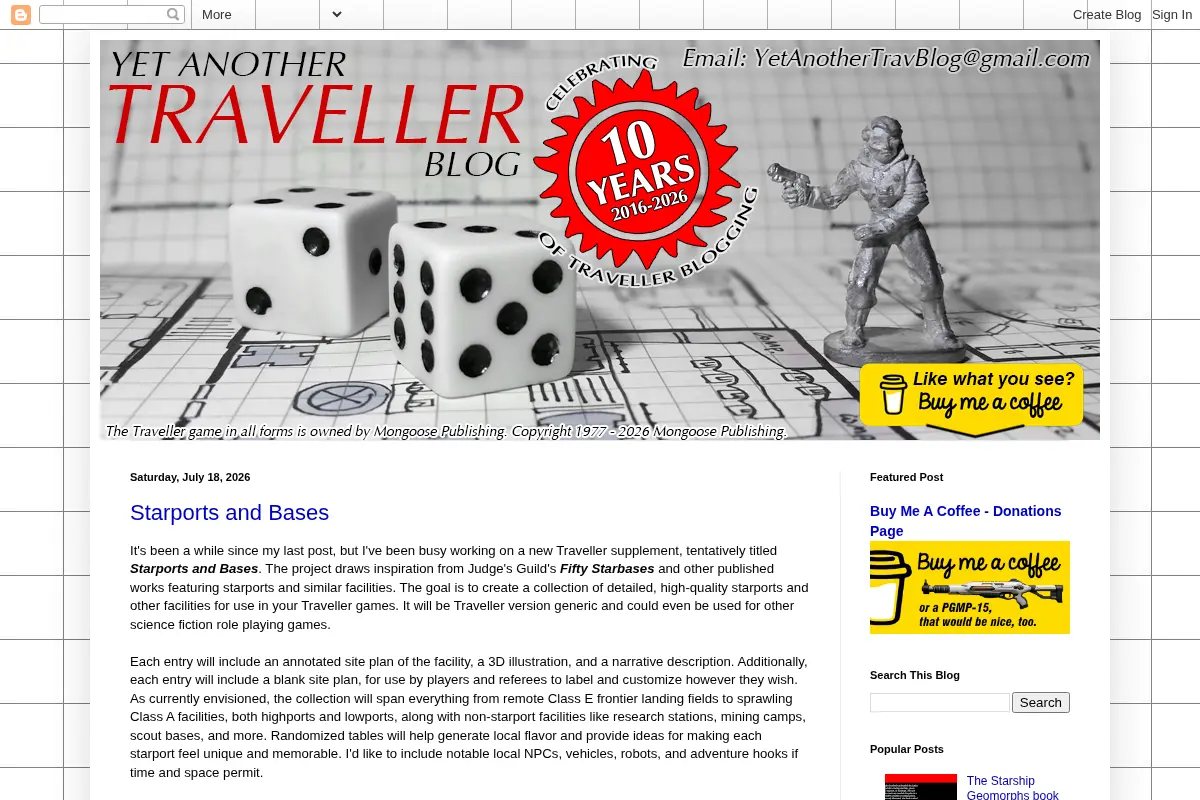 Yet Another Traveller Blog