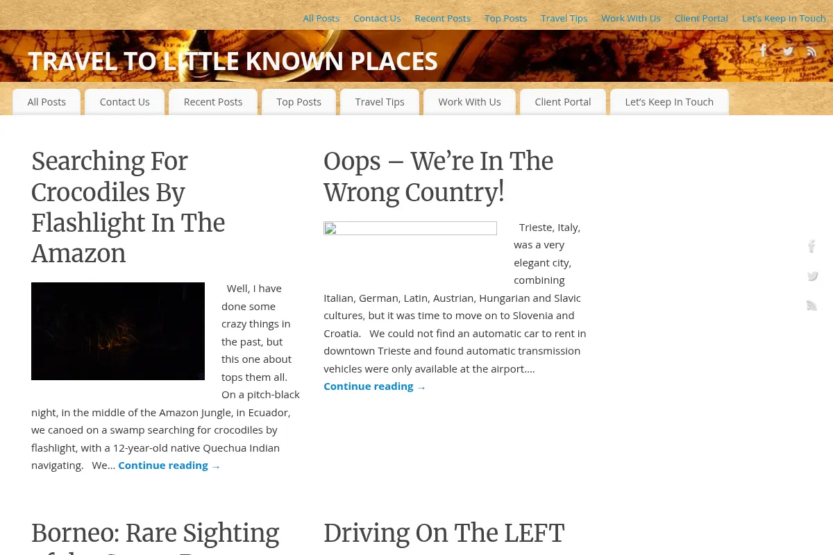 Travel Little Known Places