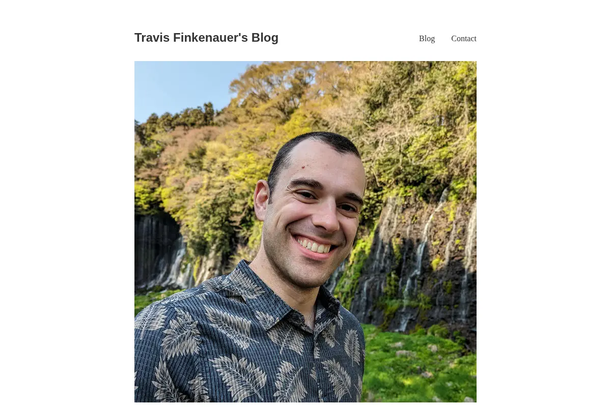 Travis Finkenauer's Blog